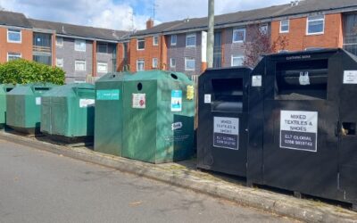 Textile recycling banks now added to Sundridge Park Village car park site